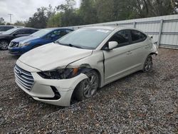 Salvage cars for sale at Riverview, FL auction: 2018 Hyundai Elantra SEL