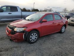 Salvage cars for sale at Sacramento, CA auction: 2009 Toyota Corolla Base