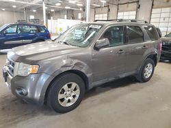 Salvage cars for sale at Blaine, MN auction: 2012 Ford Escape Limited