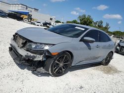 Salvage cars for sale at Opa Locka, FL auction: 2021 Honda Civic Sport