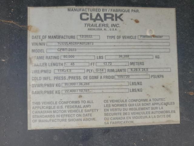 2023 Clark Flatbed Trailer