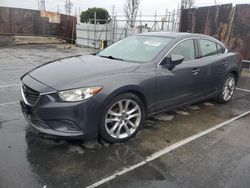 Salvage cars for sale at Wilmington, CA auction: 2016 Mazda 6 Touring