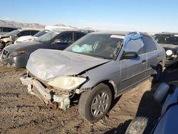 Salvage cars for sale at Las Vegas, NV auction: 2005 Honda Civic DX