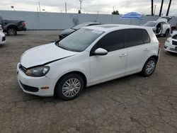 Volkswagen salvage cars for sale: 2011 Volkswagen Golf