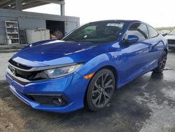 Salvage cars for sale at West Palm Beach, FL auction: 2019 Honda Civic Sport