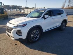 Salvage cars for sale at Dunn, NC auction: 2019 Hyundai Santa FE Limited