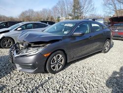 Salvage cars for sale at North Billerica, MA auction: 2016 Honda Civic LX