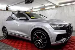 Salvage cars for sale at North Billerica, MA auction: 2020 Audi Q8 Premium Plus S-Line