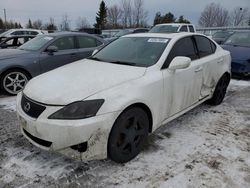 Salvage cars for sale from Copart Ontario Auction, ON: 2008 Lexus IS 250