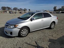 Salvage cars for sale at San Diego, CA auction: 2012 Toyota Corolla Base