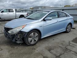 Salvage cars for sale at Bakersfield, CA auction: 2015 Hyundai Sonata Hybrid