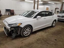 Ford salvage cars for sale: 2016 Ford Fusion SE