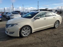 Salvage cars for sale at Los Angeles, CA auction: 2014 Lincoln MKZ Hybrid