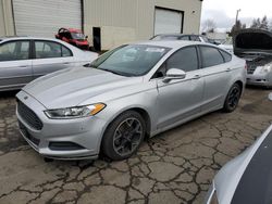 Salvage cars for sale at Woodburn, OR auction: 2015 Ford Fusion SE