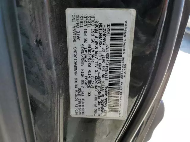 2000 Toyota Tundra Access Cab SR5