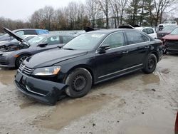 Salvage cars for sale at North Billerica, MA auction: 2012 Volkswagen Passat SEL