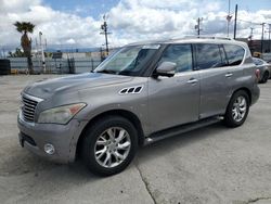 Salvage cars for sale at Sun Valley, CA auction: 2014 Infiniti QX80