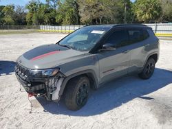 Salvage cars for sale at Fort Pierce, FL auction: 2024 Jeep Compass Trailhawk