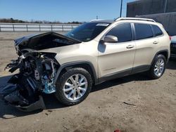 Jeep salvage cars for sale: 2015 Jeep Cherokee Limited