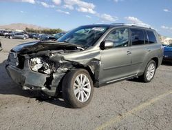 Salvage cars for sale at Las Vegas, NV auction: 2010 Toyota Highlander Hybrid