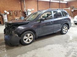 Salvage cars for sale at Ebensburg, PA auction: 2015 Subaru Forester 2.5I Premium