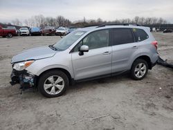 Salvage cars for sale at Duryea, PA auction: 2016 Subaru Forester 2.5I Limited