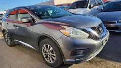 Nissan Murano salvage cars for sale: 2016 Nissan Murano S