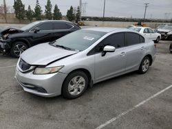 Salvage cars for sale at Rancho Cucamonga, CA auction: 2014 Honda Civic LX