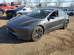 Salvage cars for sale at New Britain, CT auction: 2024 Tesla Model 3