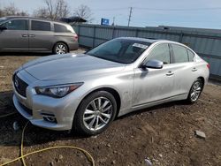 Salvage cars for sale at Chicago Heights, IL auction: 2017 Infiniti Q50 Base