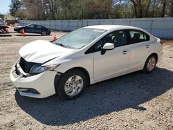 Salvage cars for sale at Knightdale, NC auction: 2013 Honda Civic LX