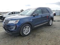 Salvage cars for sale at Antelope, CA auction: 2017 Ford Explorer XLT