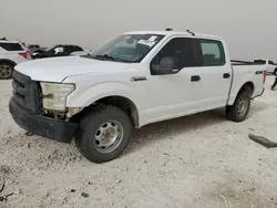 Salvage trucks for sale at Temple, TX auction: 2016 Ford F150 Supercrew