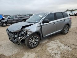 Salvage cars for sale at Houston, TX auction: 2017 Mitsubishi Outlander ES