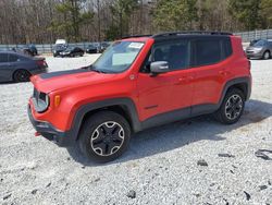 Salvage cars for sale at Gainesville, GA auction: 2017 Jeep Renegade Trailhawk