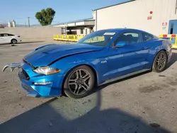 Salvage cars for sale at Colton, CA auction: 2021 Ford Mustang GT