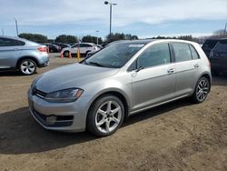 Salvage cars for sale at East Granby, CT auction: 2015 Volkswagen Golf