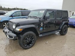 2021 Jeep Wrangler Unlimited Sahara 4XE en venta en Franklin, WI