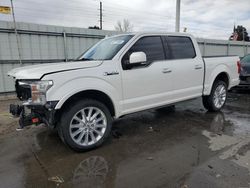 Salvage cars for sale at Littleton, CO auction: 2019 Ford F150 Supercrew