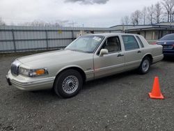 Salvage cars for sale at Arlington, WA auction: 1997 Lincoln Town Car Executive