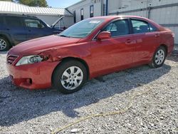 Salvage cars for sale at Prairie Grove, AR auction: 2010 Toyota Camry Base