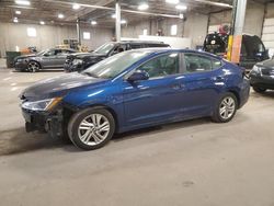 Salvage cars for sale at Blaine, MN auction: 2019 Hyundai Elantra SEL