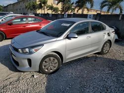 Salvage cars for sale at Opa Locka, FL auction: 2018 KIA Rio LX