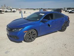 Salvage cars for sale at New Braunfels, TX auction: 2019 Honda Civic Sport