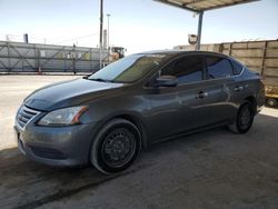 Salvage cars for sale at Anthony, TX auction: 2015 Nissan Sentra S