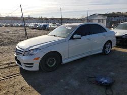 Salvage cars for sale at Laurel, MD auction: 2012 Mercedes-Benz C 300 4matic