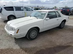 Salvage cars for sale at Tucson, AZ auction: 1982 Ford Mustang