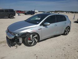 Salvage cars for sale at New Braunfels, TX auction: 2022 Volkswagen GTI SE