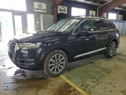 Salvage cars for sale at East Granby, CT auction: 2017 Audi Q7 Premium Plus