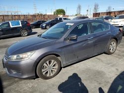 Salvage cars for sale at Wilmington, CA auction: 2015 Honda Accord LX